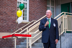 President of the Board of Trustees Paul Chisholm welcomed guests and highlighted those who made the Applied Learning Center a reality.