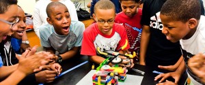 Students learn through engaging activities during the August Institute for Learning summer session.