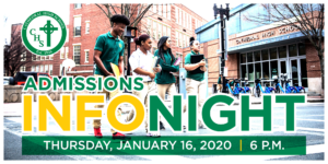 Admissions Info Night: Thursday, January 16, 2020 at 6 p.m.