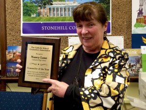 Nancy Lane receives Guidance Counselor of Year Award